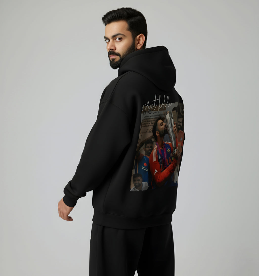 Virat 18 Signature Oversized Hoodie(Q) — Premium Heavyweight StreetwearUnisex  Hoodie