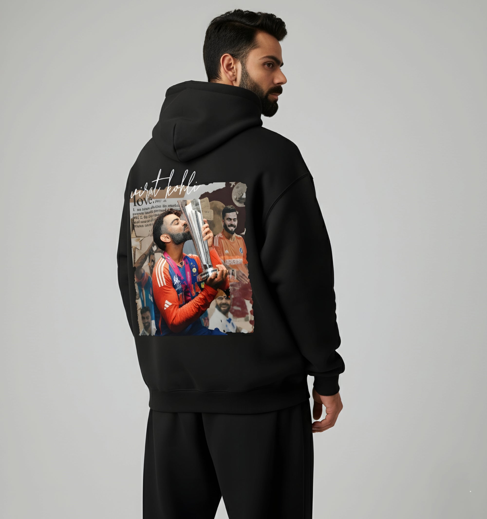 Virat 18 Signature Oversized Hoodie(Q) — Premium Heavyweight StreetwearUnisex  Hoodie