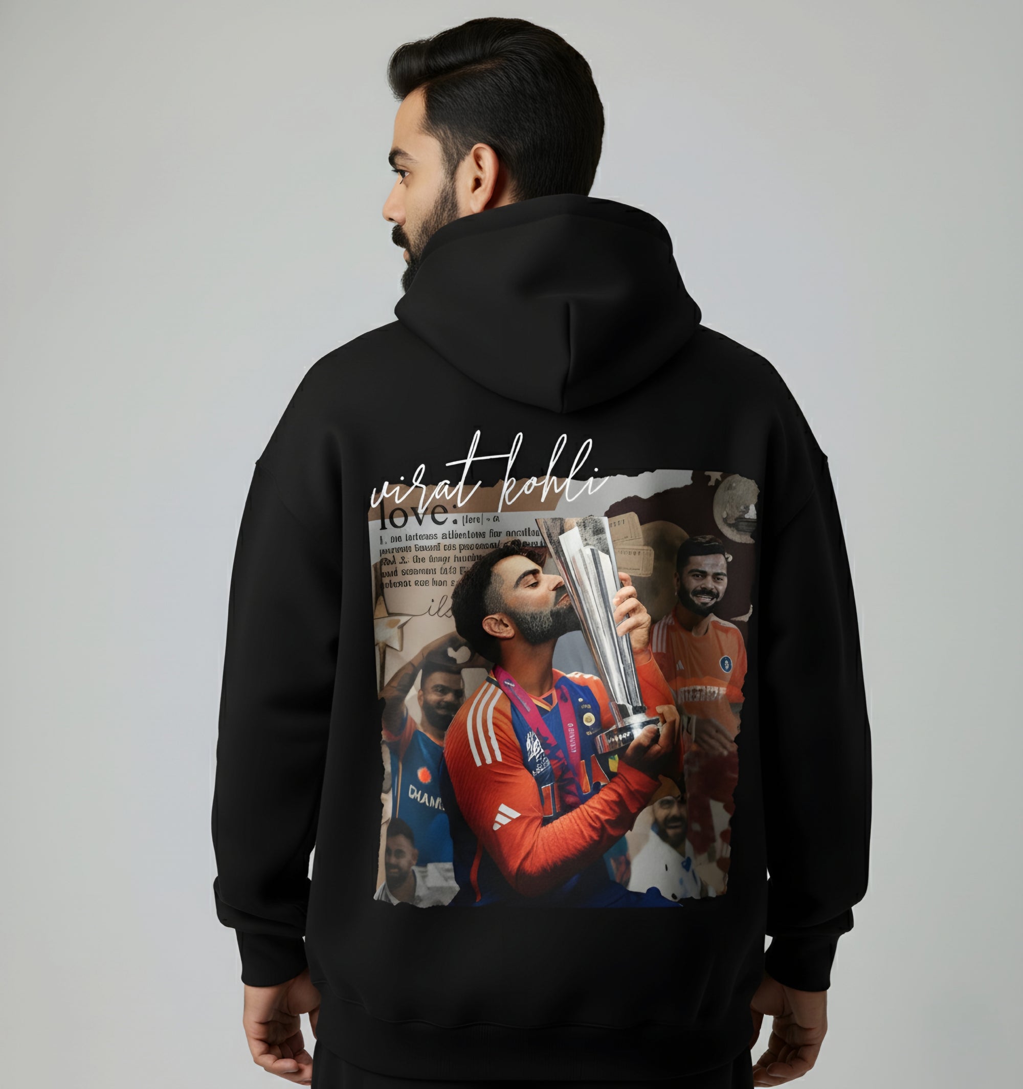 Virat 18 Signature Oversized Hoodie(Q) — Premium Heavyweight StreetwearUnisex  Hoodie