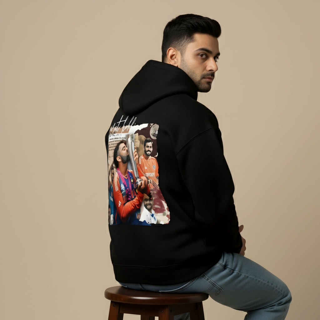 Virat 18 Signature Zip Hoodie(Q) — Premium Heavyweight Streetwear